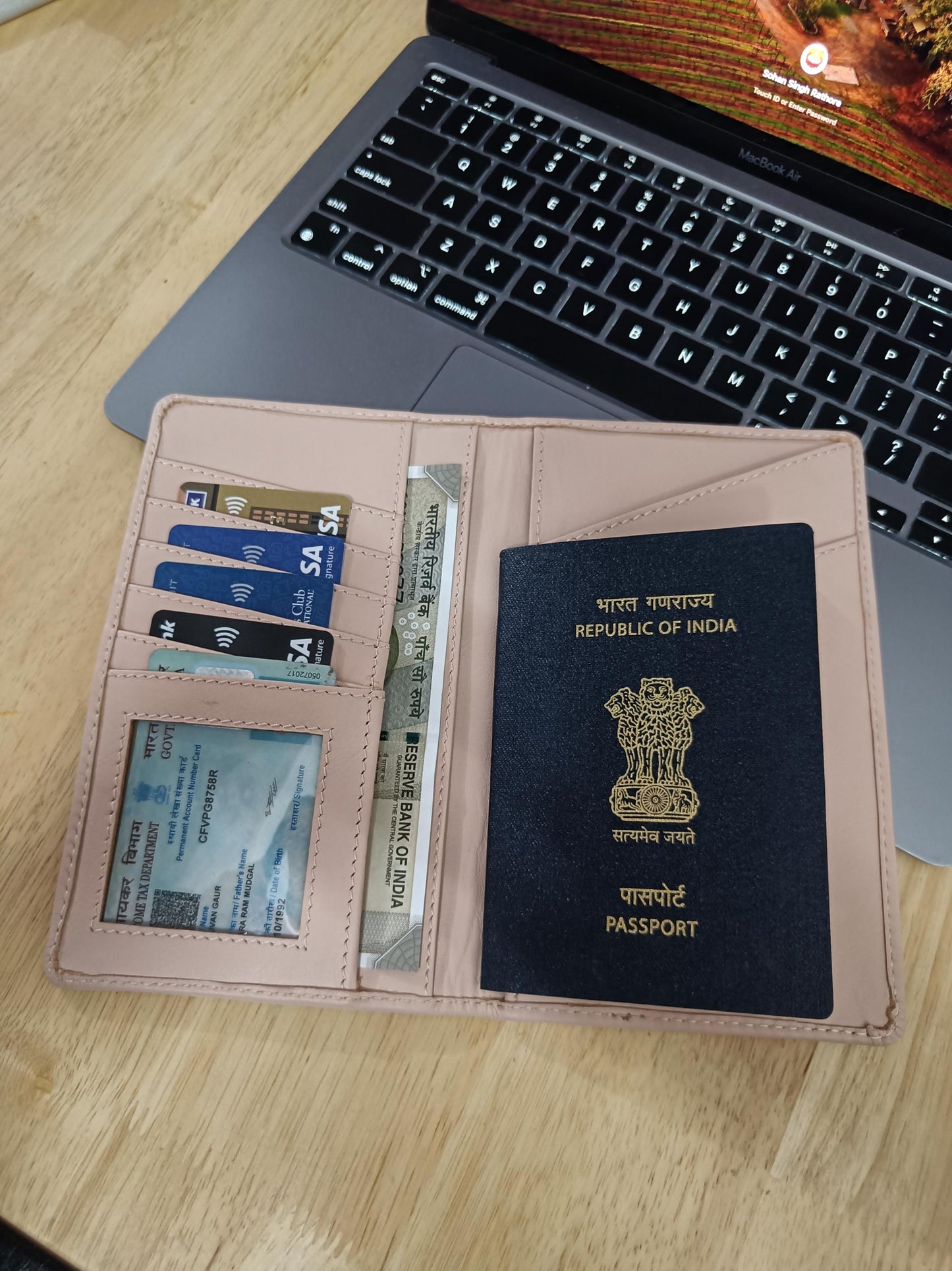 Leather Passport Wallet Personalized Travel Wallet passport case leather passport holder Thanksgiving Gift For Christmas Honeymoon Birthday
