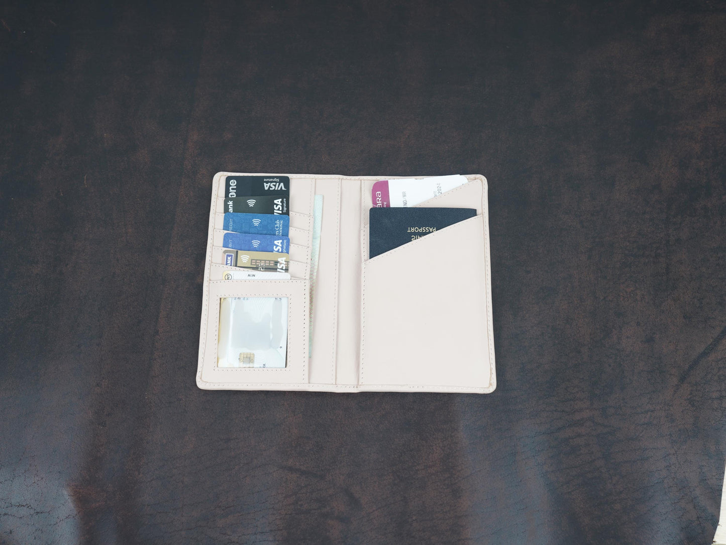 Leather Passport Wallet Personalized Travel Wallet passport case leather passport holder Thanksgiving Gift For Christmas Honeymoon Birthday