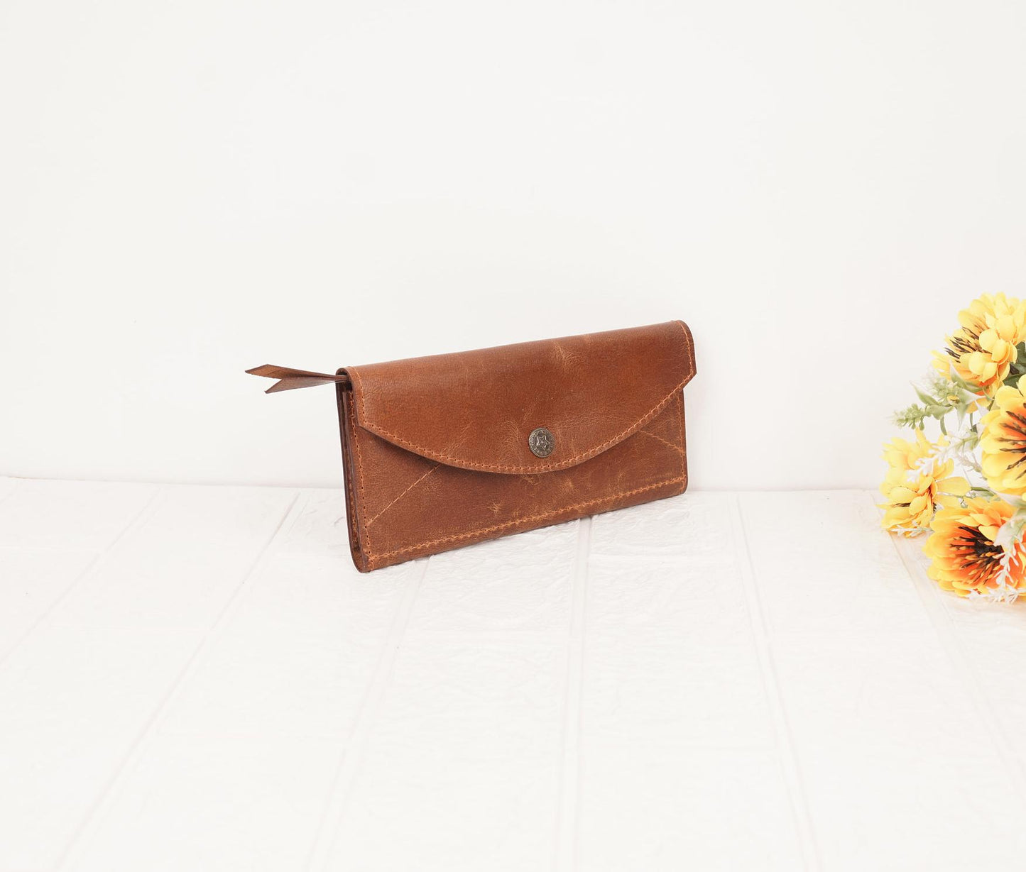 Women leather wallet Purse with Zip Pocket Personalized Leather Wallet For Bridesmaid Gift Leather Credit Card Case Mothers day gift for mom