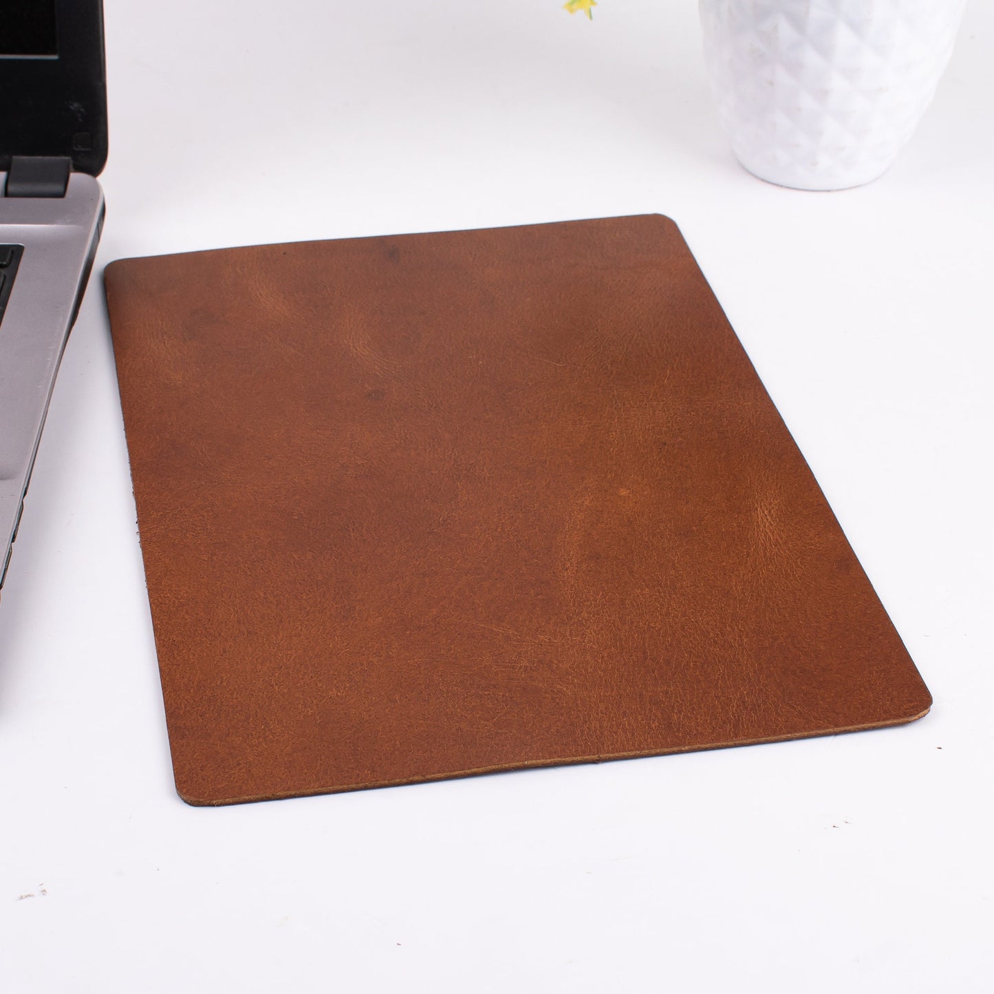 Personalized Leather Mouse Pad Custom leather mouse pad Desk Laptop Mouse Pad Hand Crafted Computer Mousepad Mac Mousepad with business logo