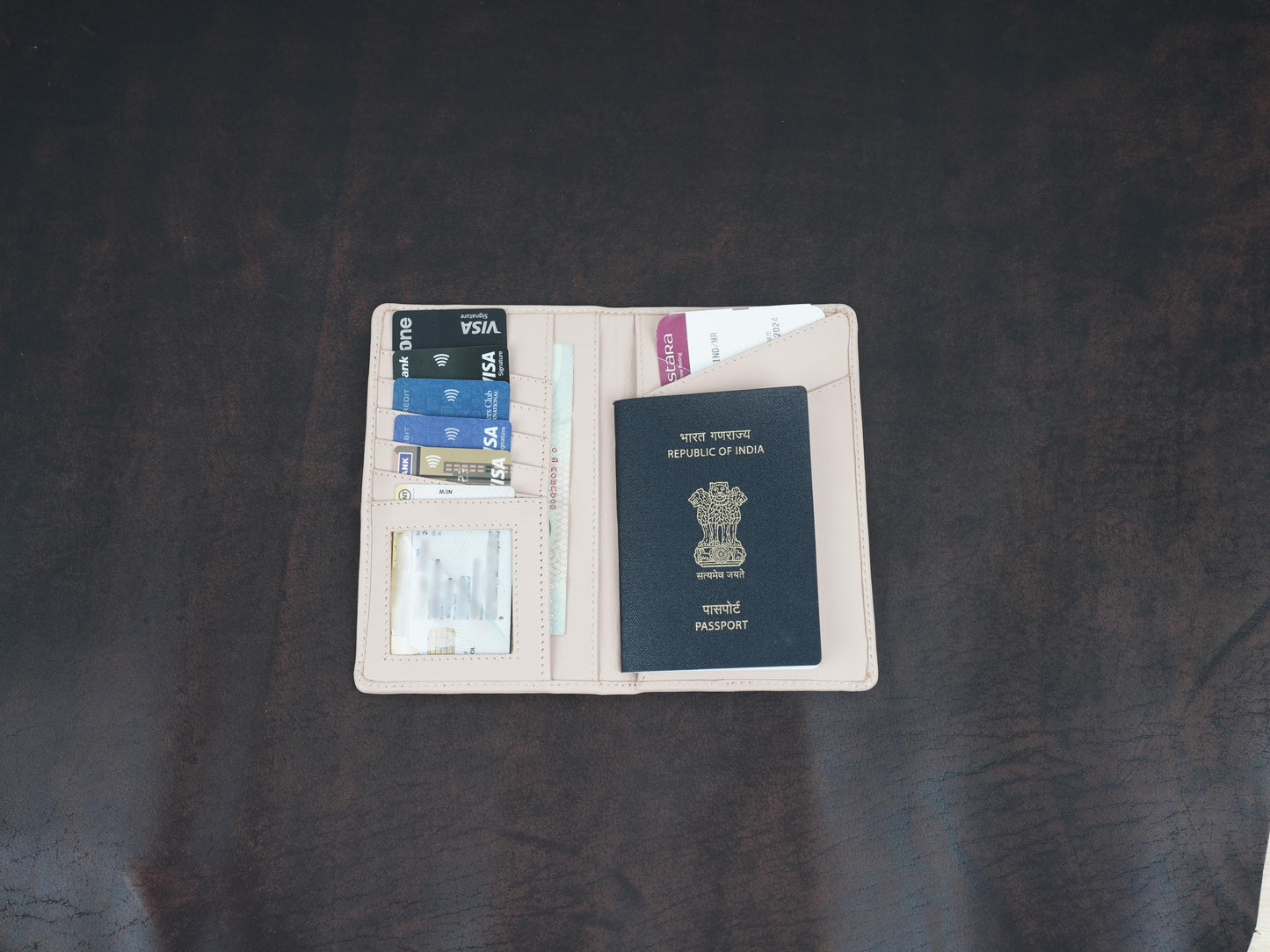 Leather Passport Wallet Personalized Travel Wallet passport case leather passport holder Thanksgiving Gift For Christmas Honeymoon Birthday