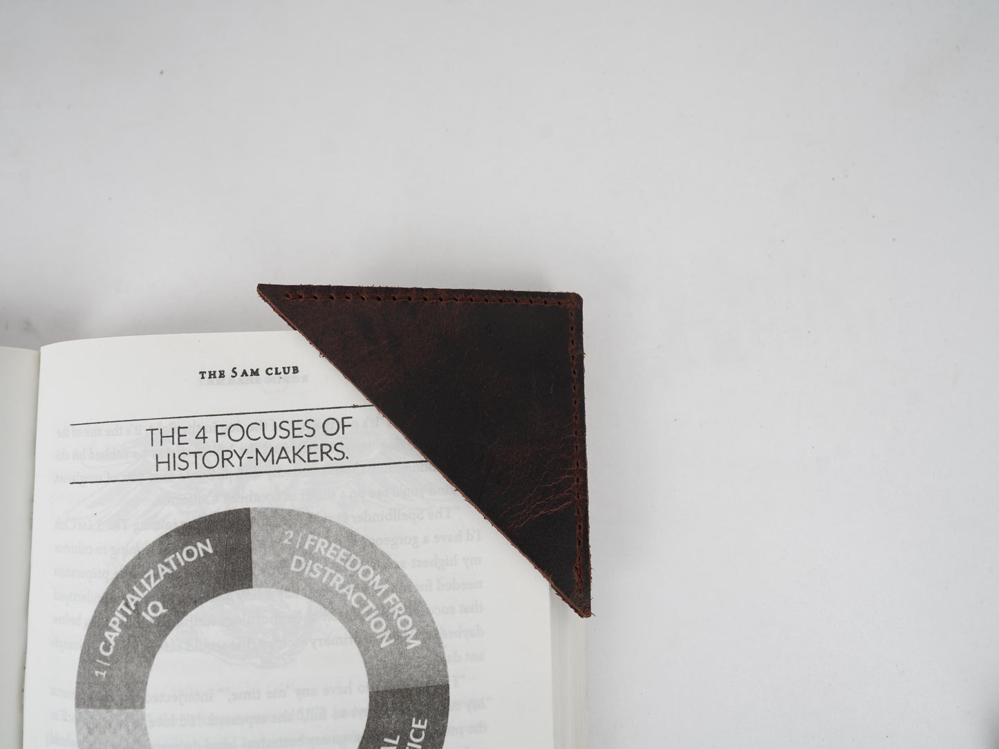 Leather Bookmark Personalized Handmade Bookmark under 10 USD Leather Bookmark gift for Mothers Day Gift For Mom Bookmark For Book Lover