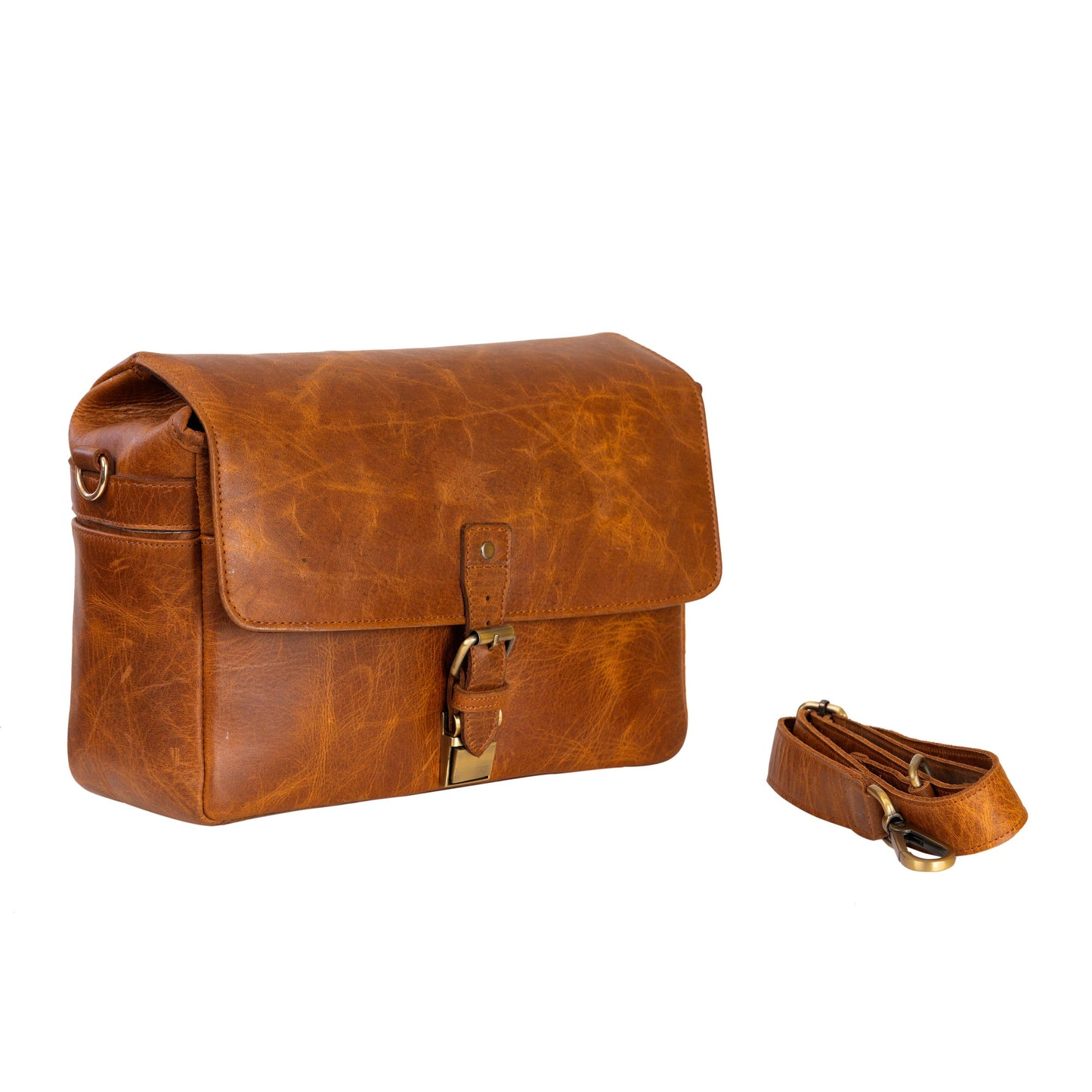 Leather Camera Bag Camera Satchel Bag Shoulder Camera Bag For Nikon Canon Sony DSLR Camera Messenger Bag Christmas Gift for Photographer
