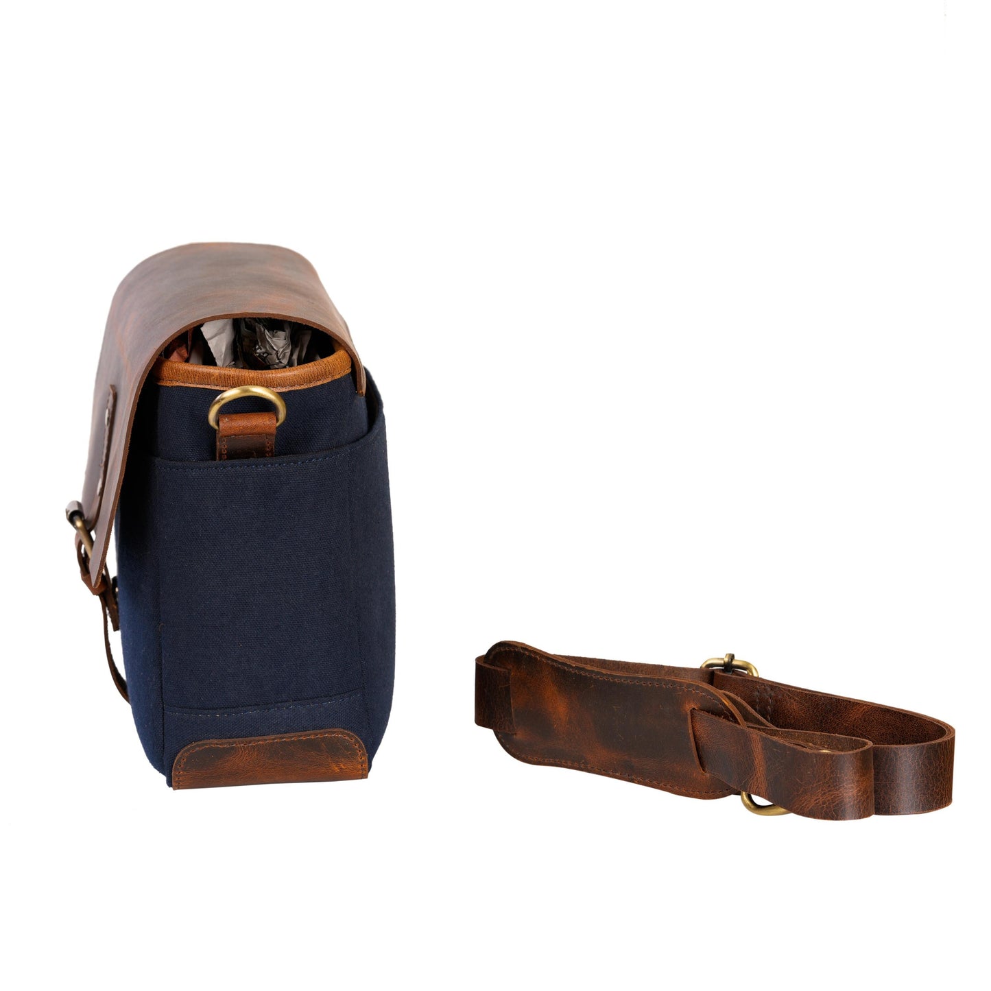 Camera Bag Canvas and Leather Camera Satchel Bag Shoulder Camera Bag For Nikon Canon Sony DSLR Camera Messenger Bag Christmas Gift for Him