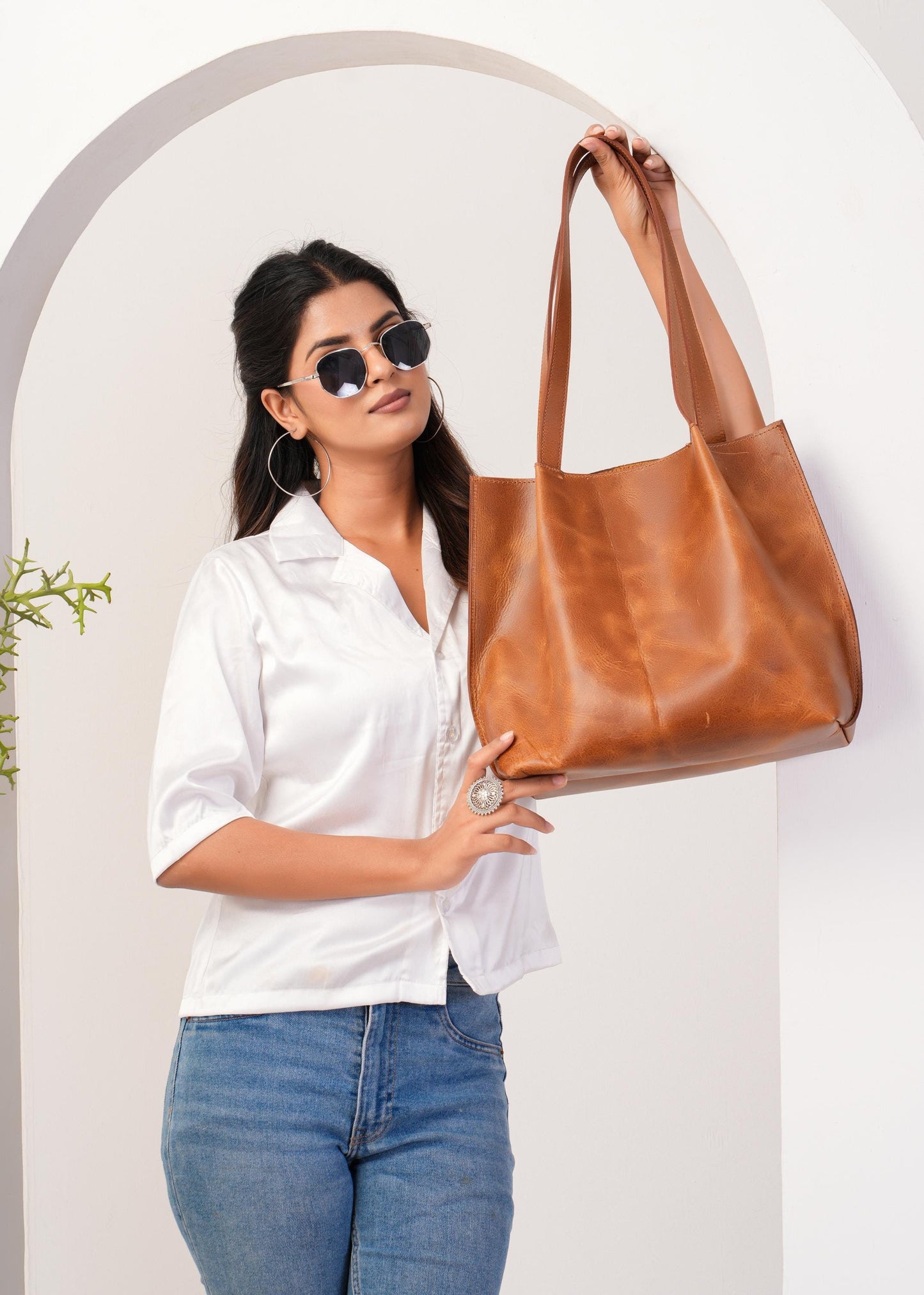 Extra large tote bag leather Shopping bag Women Shoulder Bag Long Handle Full Grain leather tote bag Personalized Mothers Day Gift For Mom