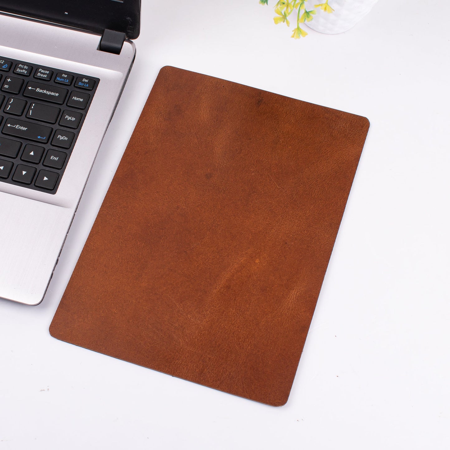 Personalized Leather Mouse Pad Custom leather mouse pad Desk Laptop Mouse Pad Hand Crafted Computer Mousepad Mac Mousepad with business logo