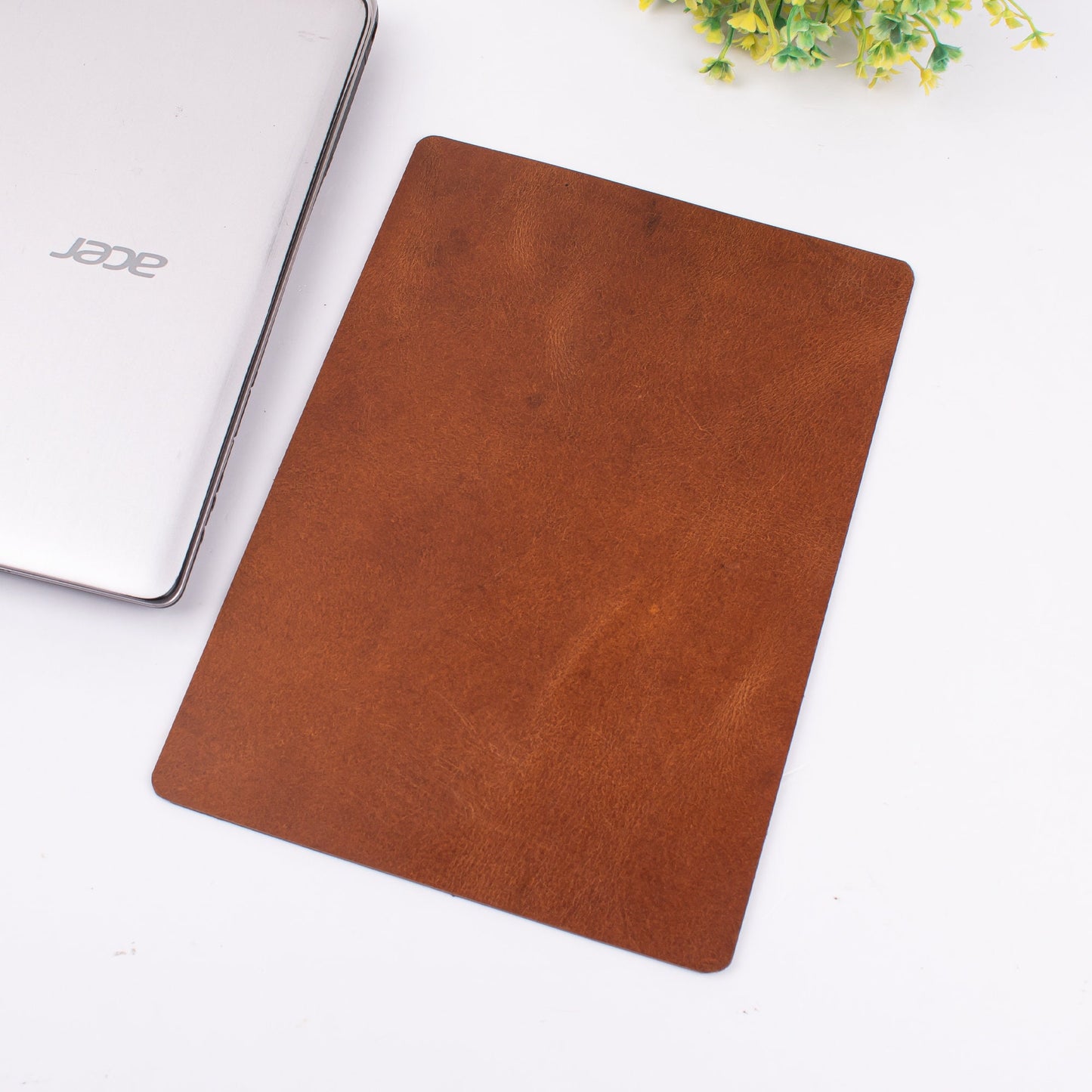 Personalized Leather Mouse Pad Custom leather mouse pad Desk Laptop Mouse Pad Hand Crafted Computer Mousepad Mac Mousepad with business logo