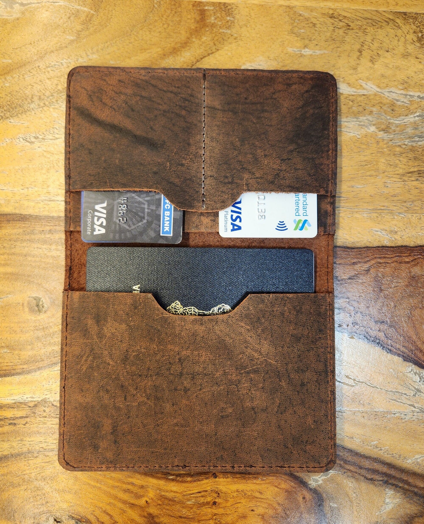 Personalized Leather Passport Wallet Leather Passport Cover Leather passport holder passport case Under 15 USD Christmas Gift For Husband