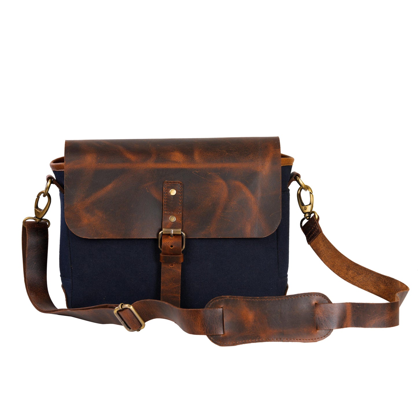 Camera Bag Canvas and Leather Camera Satchel Bag Shoulder Camera Bag For Nikon Canon Sony DSLR Camera Messenger Bag Christmas Gift for Him