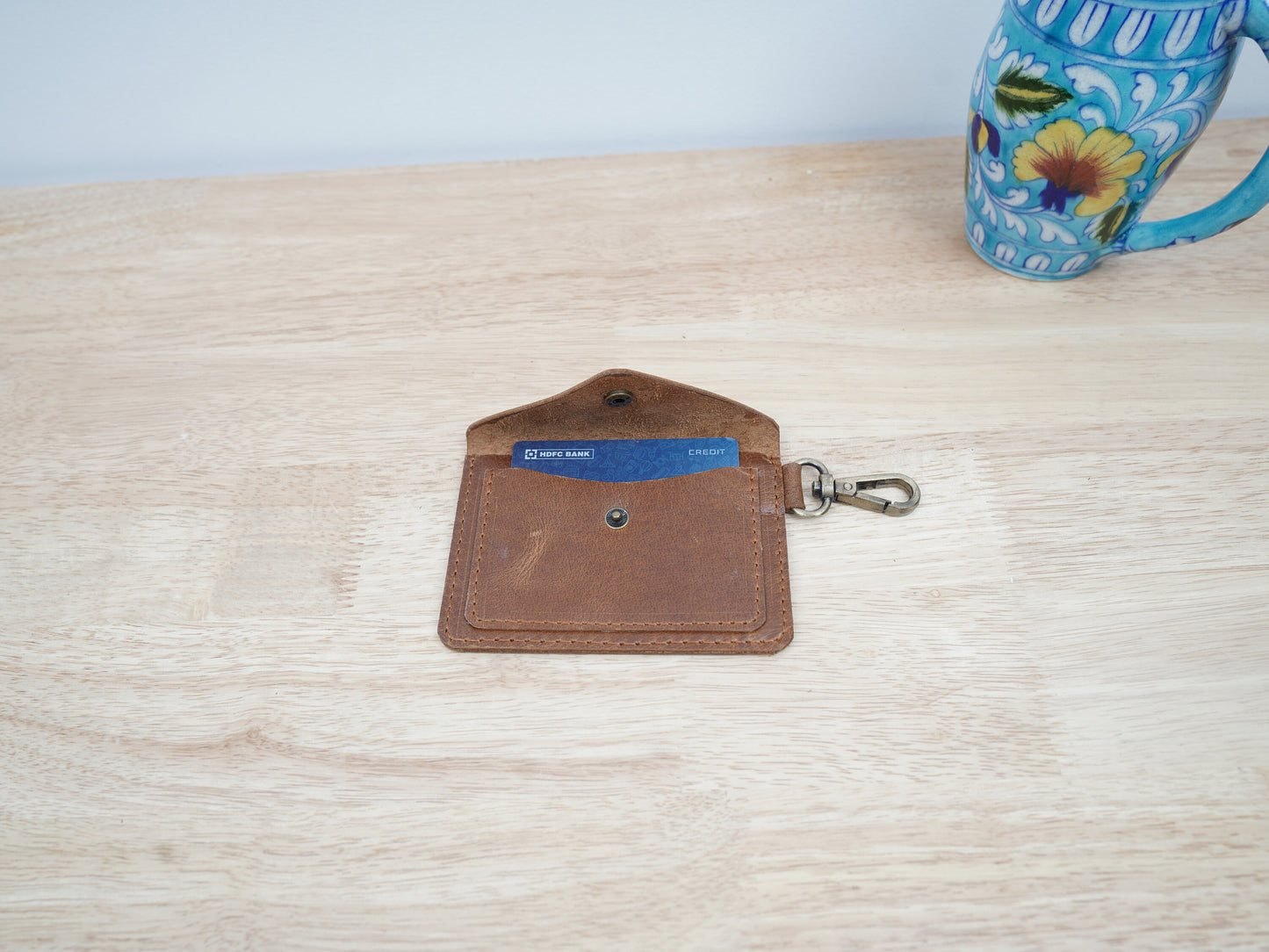 Leather Wallet Keychain Card Holder Personalized Keyring Wallet Keychain Wallet Leather Purse Card Holder Under 20 USD Gift For Christmas