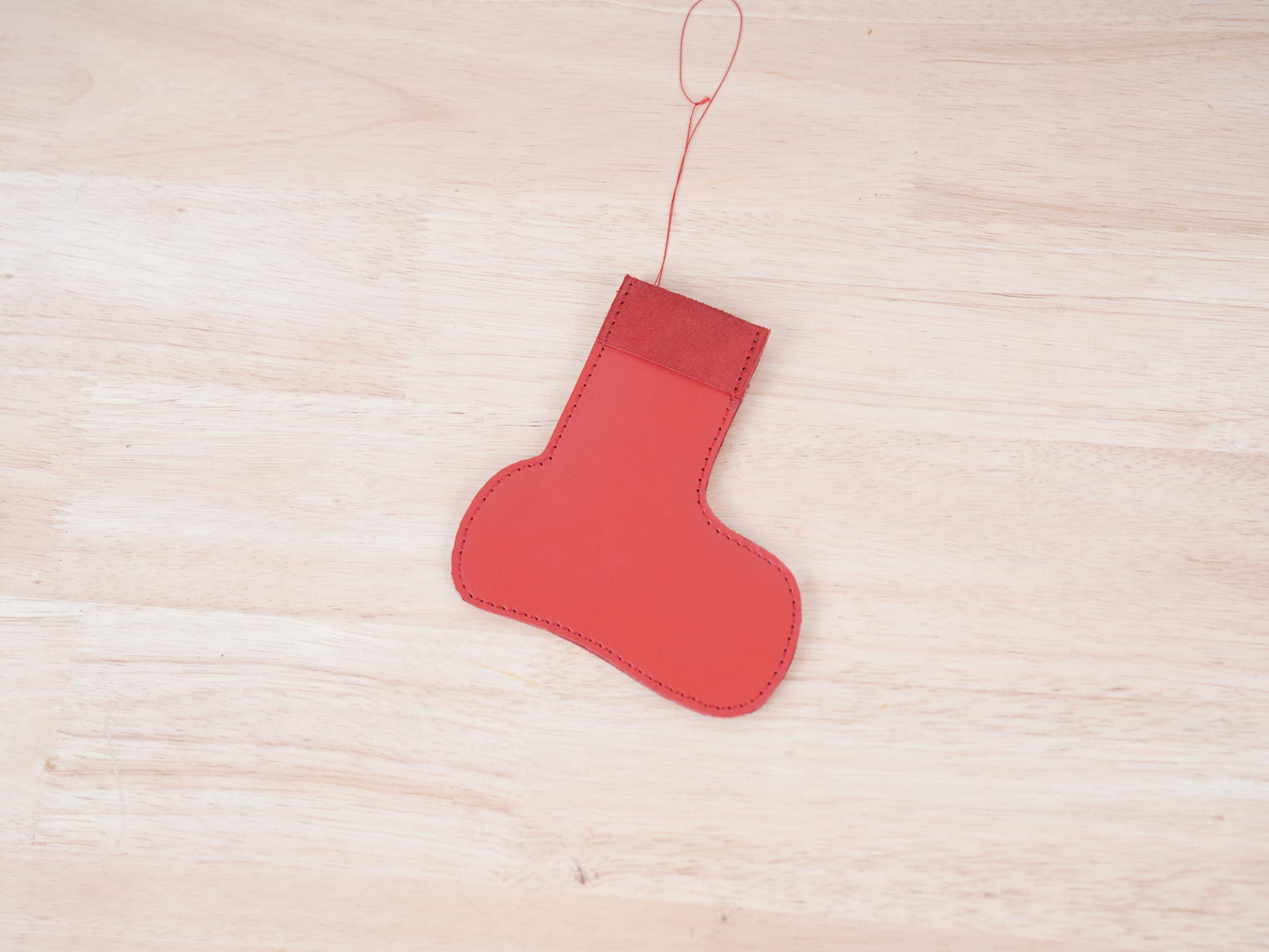 Leather Christmas Ornament Christmas Tree Decoration Ornament Set of 4 Handmade Leather Christmas Garland Christmas Home Decoration Holiday