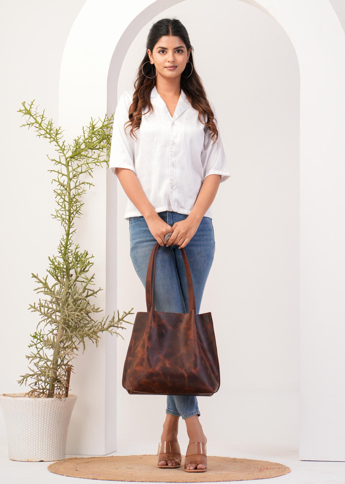 Extra large tote bag leather Shopping bag Women Shoulder Bag Long Handle Full Grain leather tote bag Personalized Mothers Day Gift For Mom