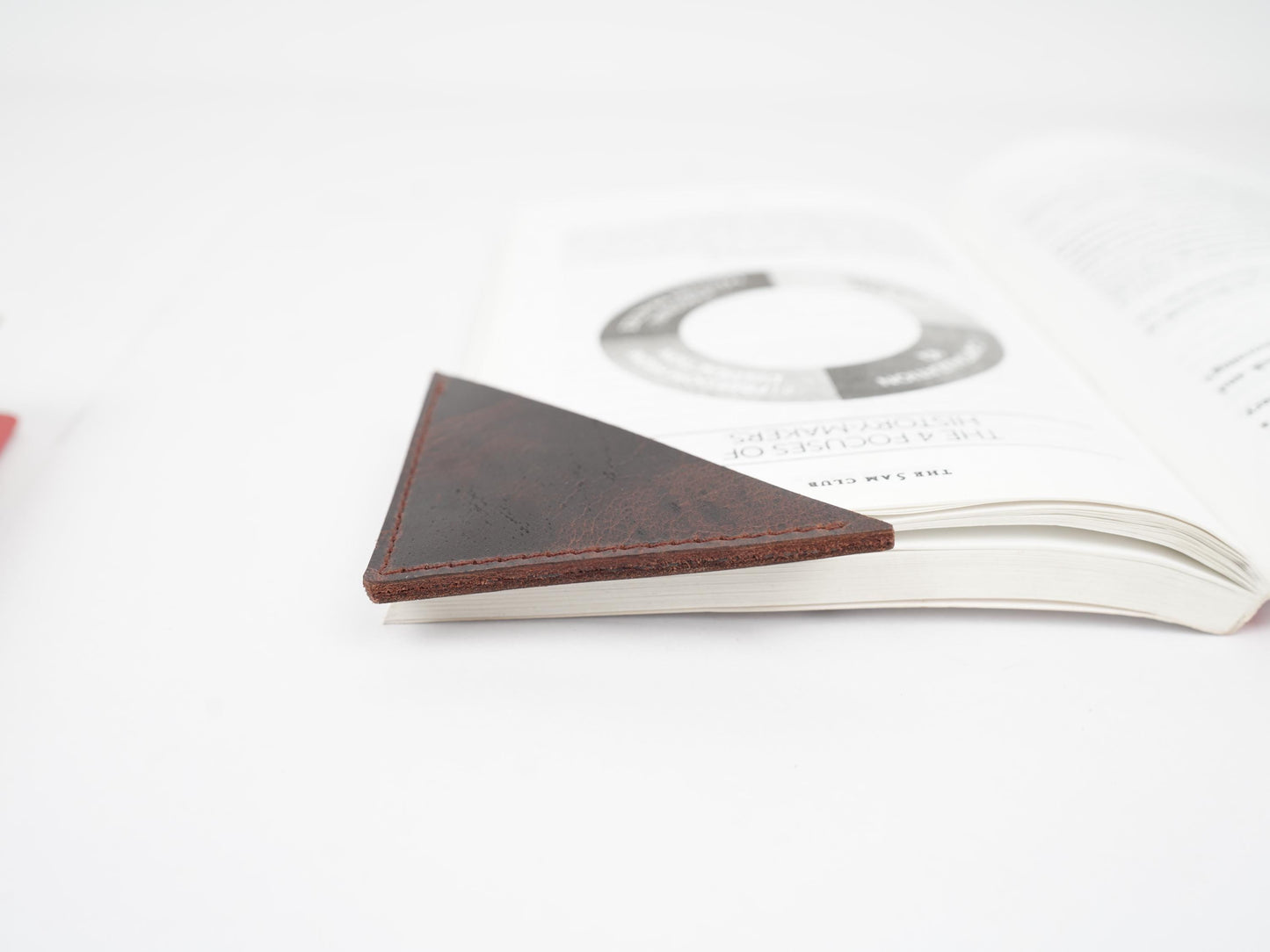 Leather Bookmark Personalized Handmade Bookmark under 10 USD Leather Bookmark gift for Mothers Day Gift For Mom Bookmark For Book Lover