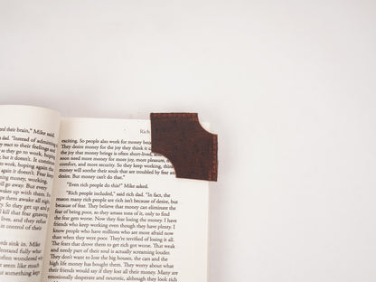 Leather Bookmark Personalized Handmade Bookmark under 10 USD Leather Bookmark gift for Mothers Day Gift For Book Lover Skirt Design bookmark