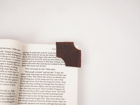 Leather Bookmark Personalized Handmade Bookmark under 10 USD Leather Bookmark gift for Mothers Day Gift For Book Lover Skirt Design bookmark