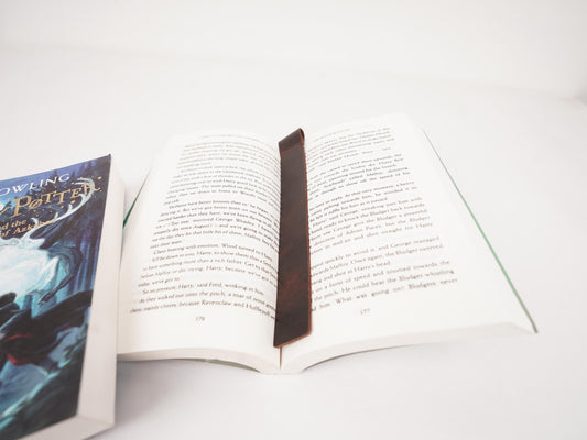 Leather Bookmark Personalized Handmade Bookmark under 10 USD Leather Bookmark gift for Mothers Day Gift For Mom Bookmark For Book Lover