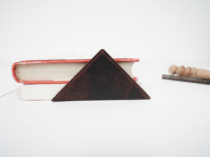 Leather Bookmark Personalized Handmade Bookmark under 10 USD Leather Bookmark gift for Mothers Day Gift For Mom Bookmark For Book Lover