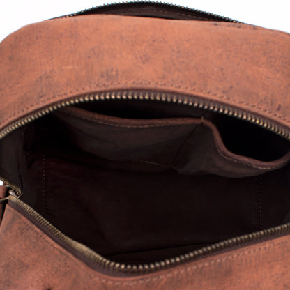 Leather Mini Backpack Purse Small backpack with premium Suede Fabric lining for Girls Women Slim Minimalist daypack Gift for Valentines wife
