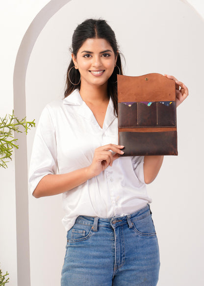 leather wallet For Women Trifold Purse with Phone Case and credit card holder Slot Handmade Leather Money Clip wallet For Mothers Day Gift