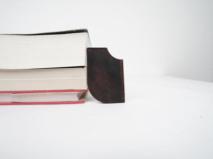 Leather Bookmark Personalized Handmade Bookmark under 10 USD Leather Bookmark gift for Mothers Day Gift For Mom Bookmark For Book Lover