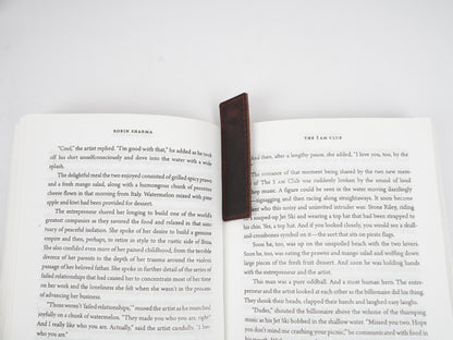 Leather Bookmark Personalized Handmade Bookmark under 10 USD Leather Bookmark gift for Mothers Day Gift For Mom Bookmark For Book Lover