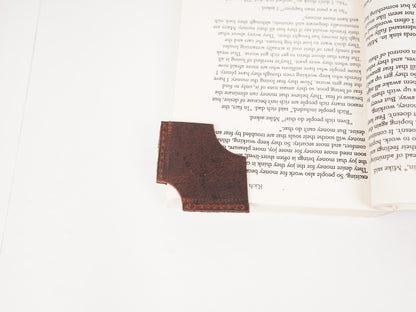 Leather Bookmark Personalized Handmade Bookmark under 10 USD Leather Bookmark gift for Mothers Day Gift For Book Lover Skirt Design bookmark