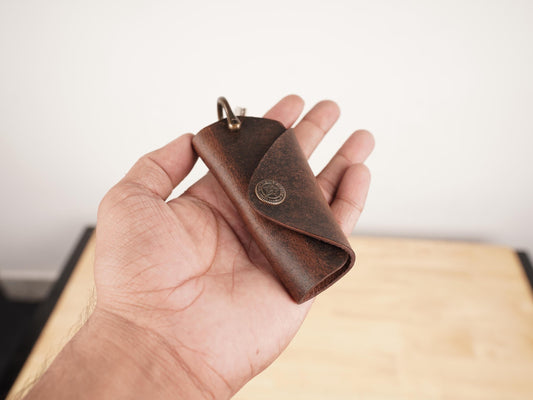 Leather key Fob Case Leather keychain Leather Key Organizer Leather Key Case Leather Key Holder Cute Keychain Personalized Key pouch