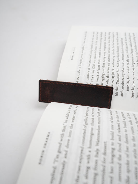 Leather Bookmark Personalized Handmade Bookmark under 10 USD Leather Bookmark gift for Mothers Day Gift For Mom Bookmark For Book Lover