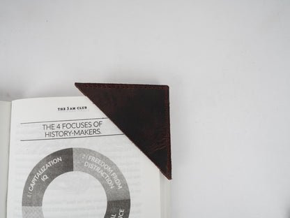 Leather Bookmark Personalized Handmade Bookmark under 10 USD Leather Bookmark gift for Mothers Day Gift For Mom Bookmark For Book Lover