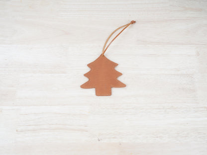 Leather Christmas Ornament Christmas Tree Decoration Ornament Set of 4 Handmade Leather Christmas Garland Christmas Home Decoration Holiday