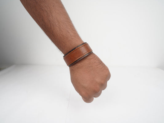 Leather Friendship Band Leather Cuff Bracelet Friendship Day Custom Engraved Leather Band Gift for Best Friend & Brother on Raksha Bandhan