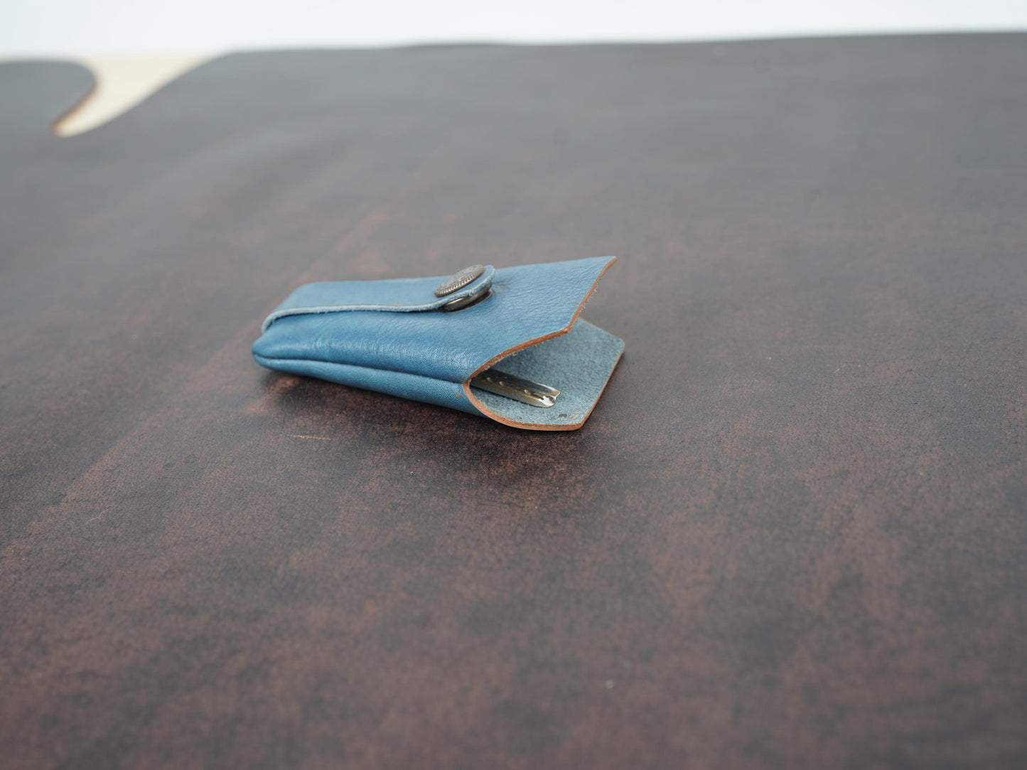 Car Fob Case Leather Key Organizer Mango Key Cover Key Case Leather Key Holder Cute Keychain for Women Key Pouch Personalized Key Wallet