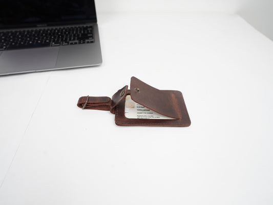 Leather Luggage Tags Personalized Id Tag For Bag Wedding Favor Tag Belt pin Attachment Leather ID Tags Gift for Bridesmaids and Groomsmen