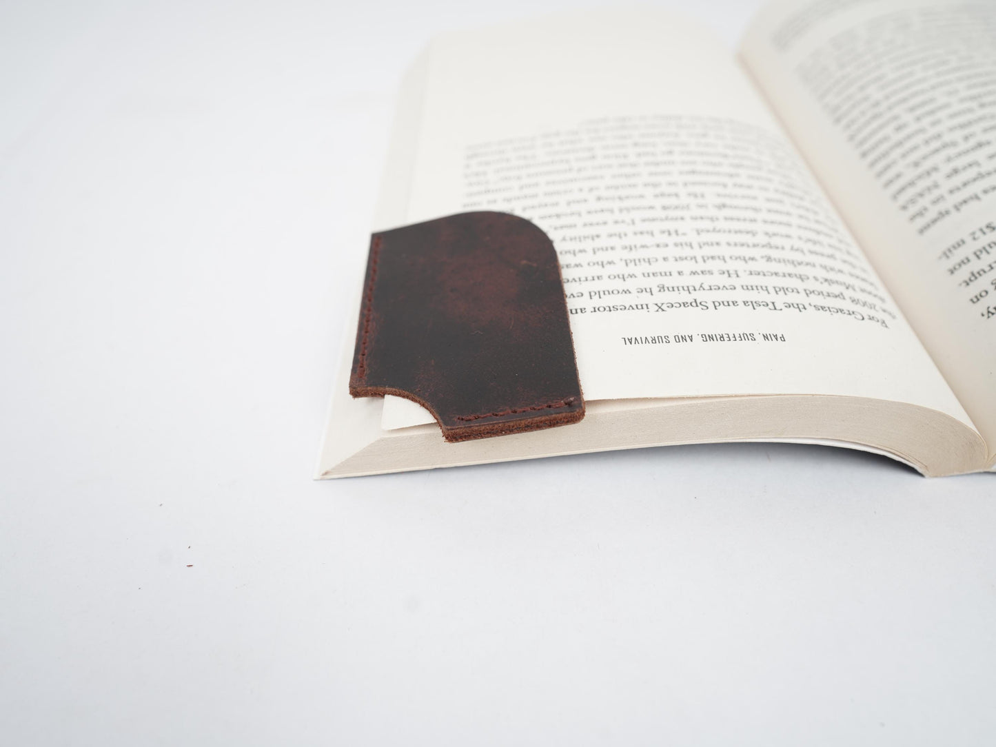 Leather Bookmark Personalized Handmade Bookmark under 10 USD Leather Bookmark gift for Mothers Day Gift For Mom Bookmark For Book Lover