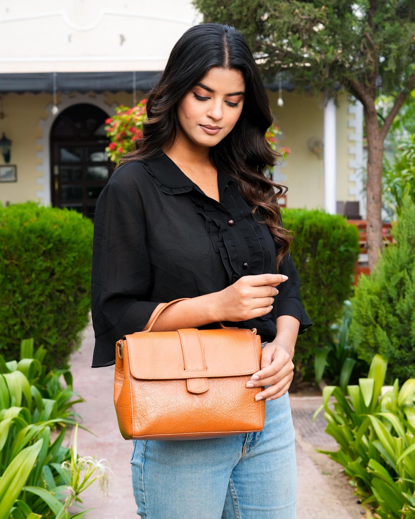 Leather Handbag Womens Leather Crossbody Bag Leather Purse Shoulder Mini Bag handmade leather bag Top Handle Handbag Christmas Gift For Wife