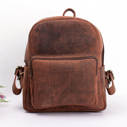 Leather Mini Backpack Purse Small backpack with premium Suede Fabric lining for Girls Women Slim Minimalist daypack Gift for Valentines wife