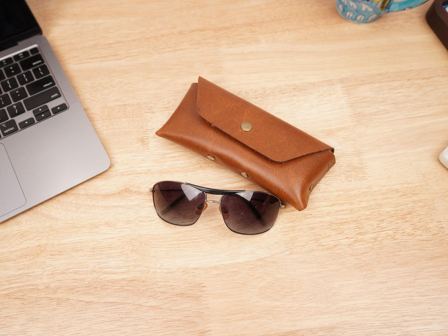 Sunglass Case leather eyeglasses case sunglass case Personalized eyewear aviator case with Nose Bridge Eyeglass Case Christmas Gift For Him