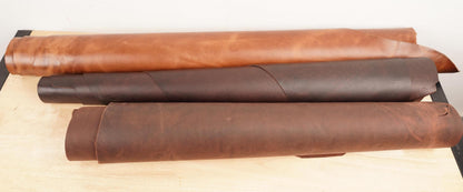 Full Grain Buffalo Leather Crazy Leather Distressed Leather Full Side for Tote Backpack Wallets Sleeves Duffels leather crafting projects
