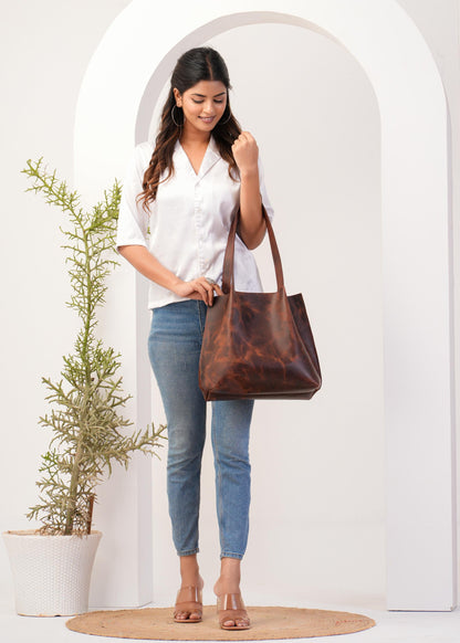 Extra large tote bag leather Shopping bag Women Shoulder Bag Long Handle Full Grain leather tote bag Personalized Mothers Day Gift For Mom