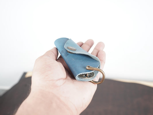 Car Fob Case Leather Key Organizer Mango Key Cover Key Case Leather Key Holder Cute Keychain for Women Key Pouch Personalized Key Wallet