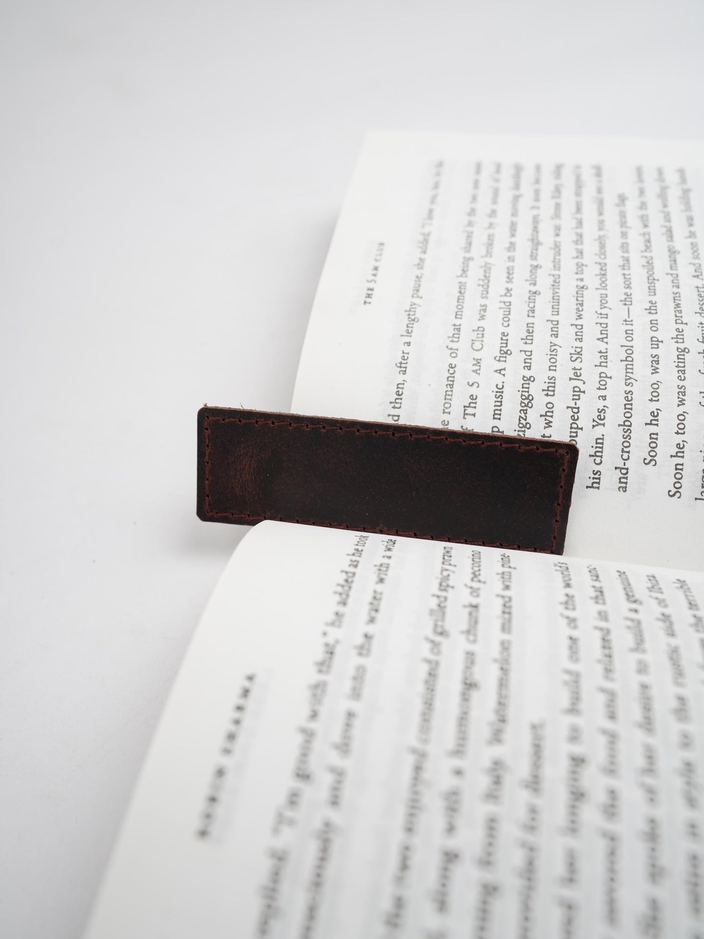 Leather Bookmark Personalized Handmade Bookmark under 10 USD Leather Bookmark gift for Mothers Day Gift For Mom Bookmark For Book Lover