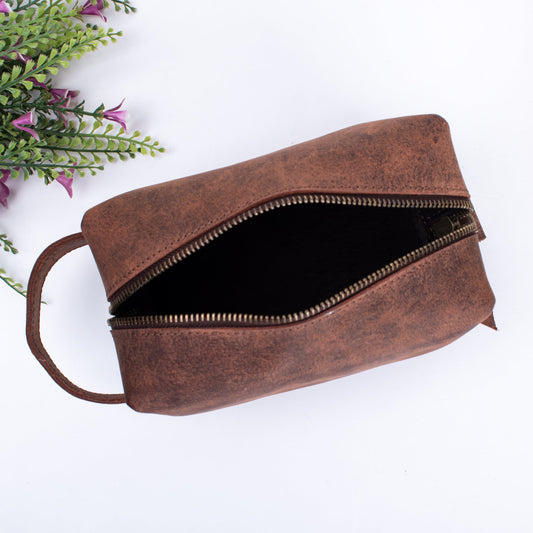 Leather Dopp Kit Bag Mens Leather Toiletry Bag Personalized Groomsmen Gift Custom Monogrammed Leather Dopp Kit Under 20 USD Christmas Gift